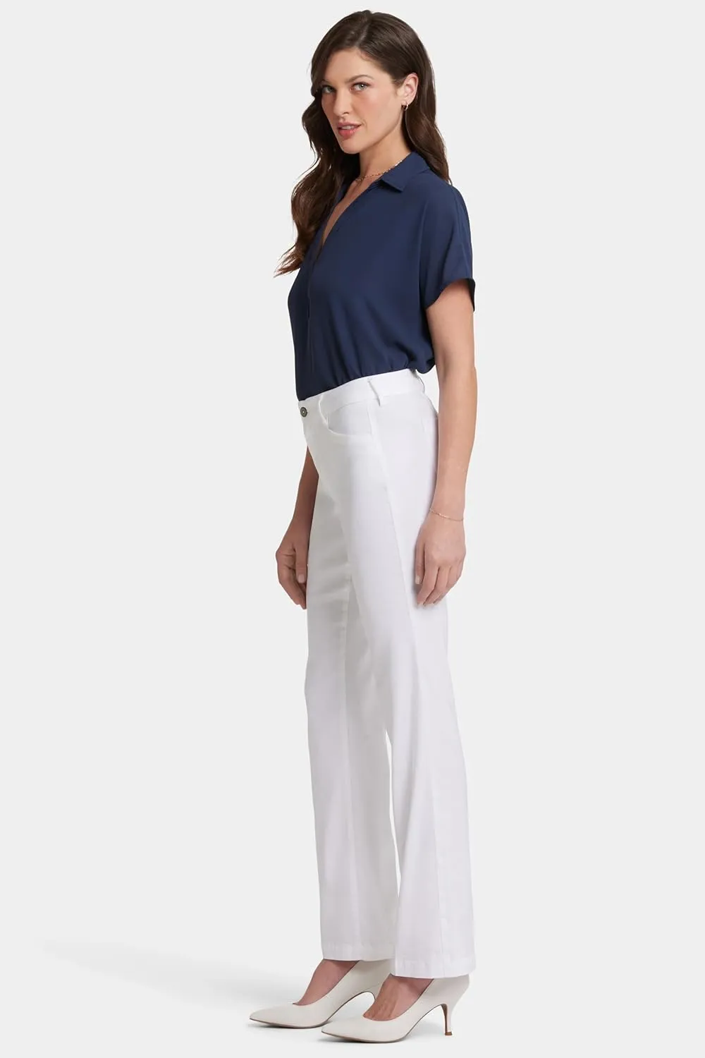 NYDJ Women's Trouser Pants In Stretch Linen