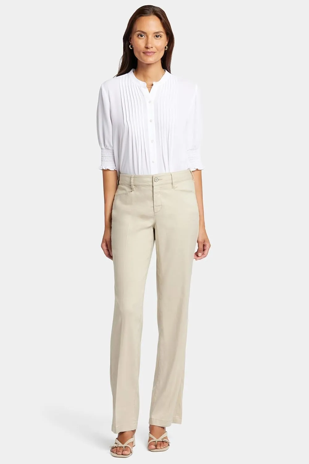 NYDJ Women's Trouser Pants In Stretch Linen