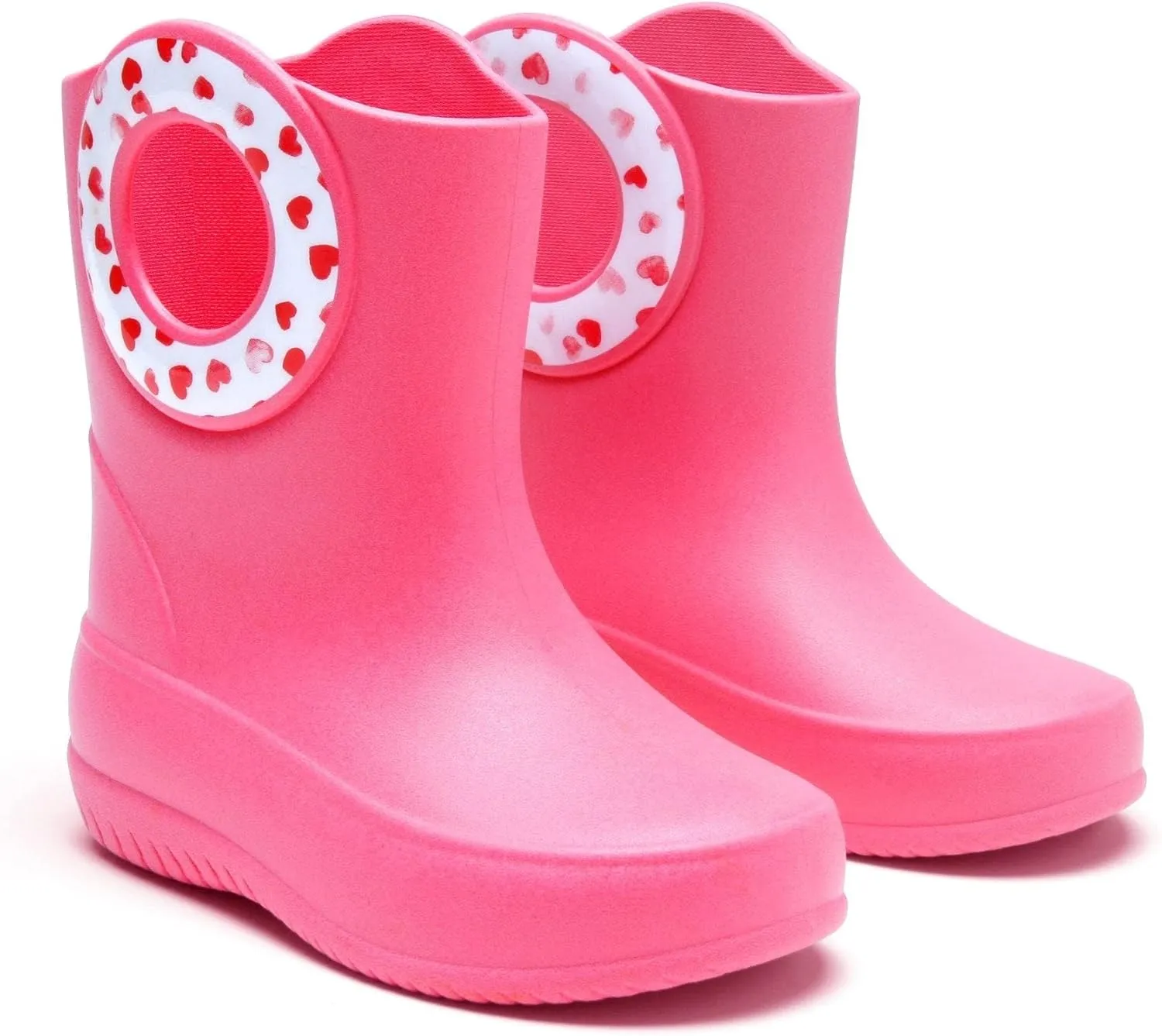 OKABASHI Kid's Kendall Rain Boot | Waterproof Design | Machine Washable | Easy-On Handles | Latex Free | Sustainably Made in the USA