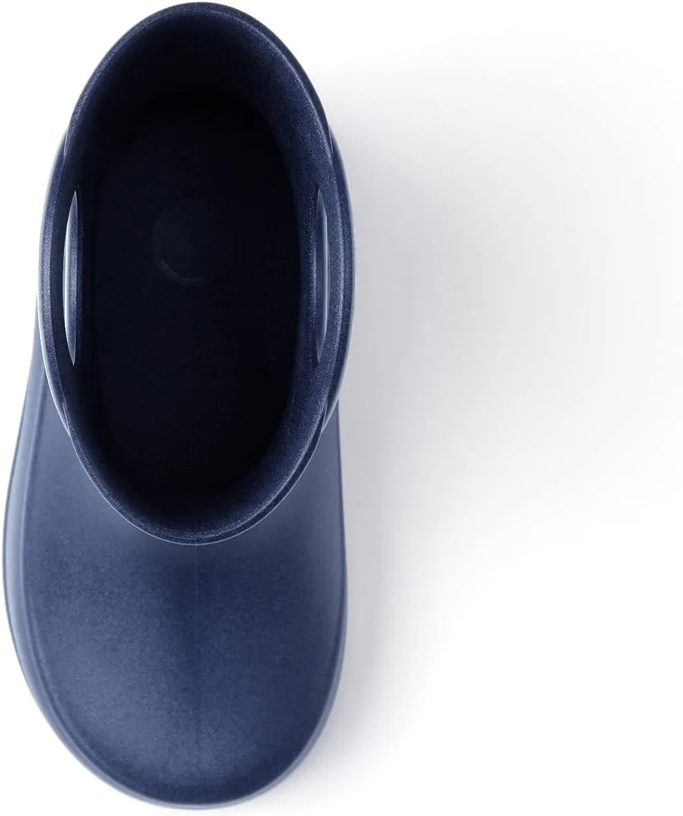 OKABASHI Kid's Kendall Rain Boot | Waterproof Design | Machine Washable | Easy-On Handles | Latex Free | Sustainably Made in the USA