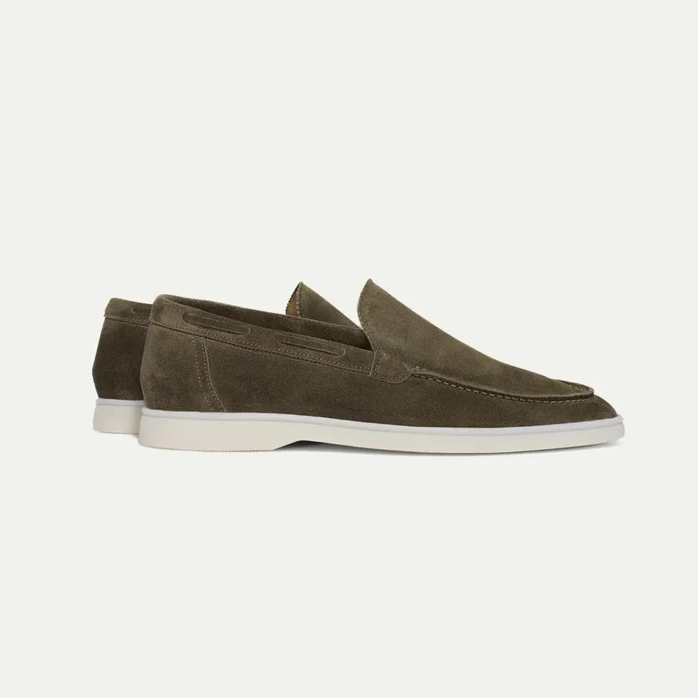 OLIVE YACHT LOAFERS