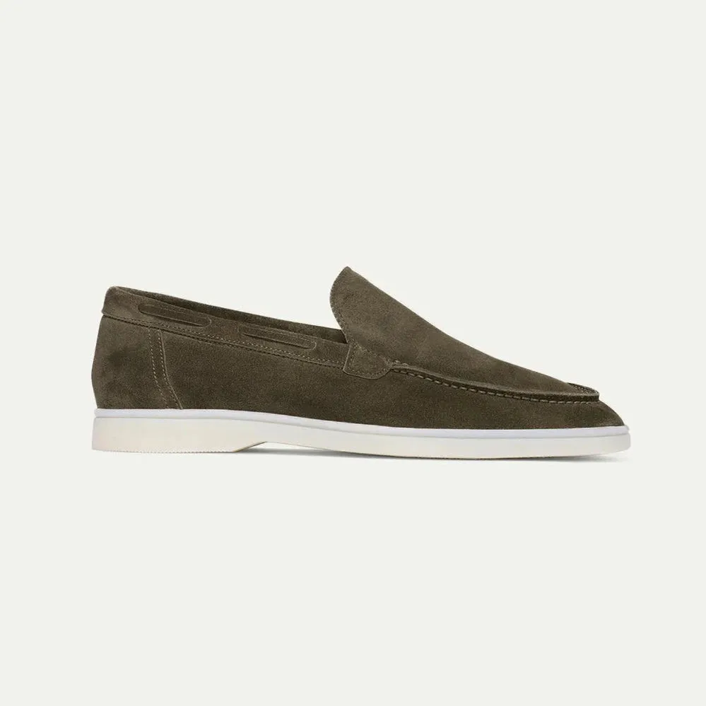 OLIVE YACHT LOAFERS