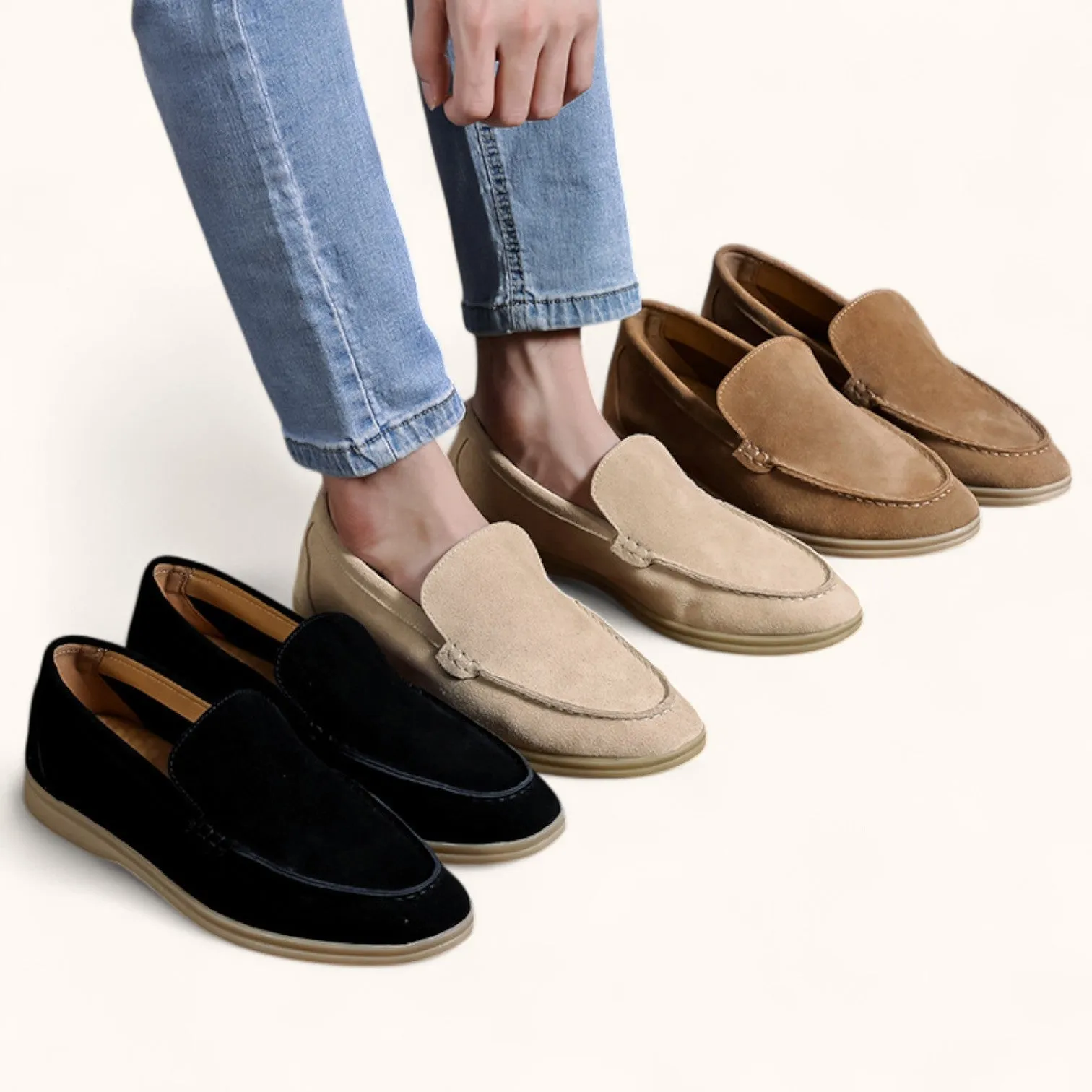 Oliver & Gracie | Men Suede Loafers