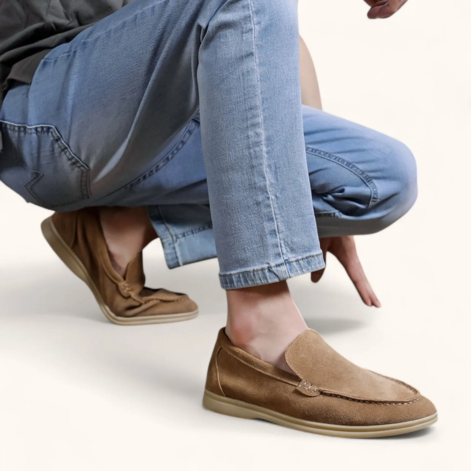 Oliver & Gracie | Men Suede Loafers