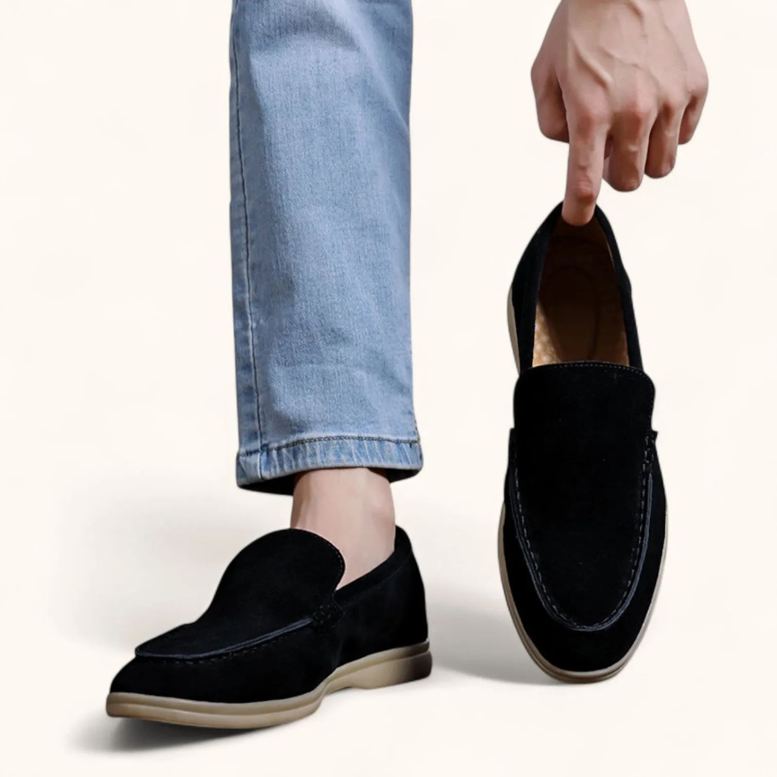Oliver & Gracie | Men Suede Loafers