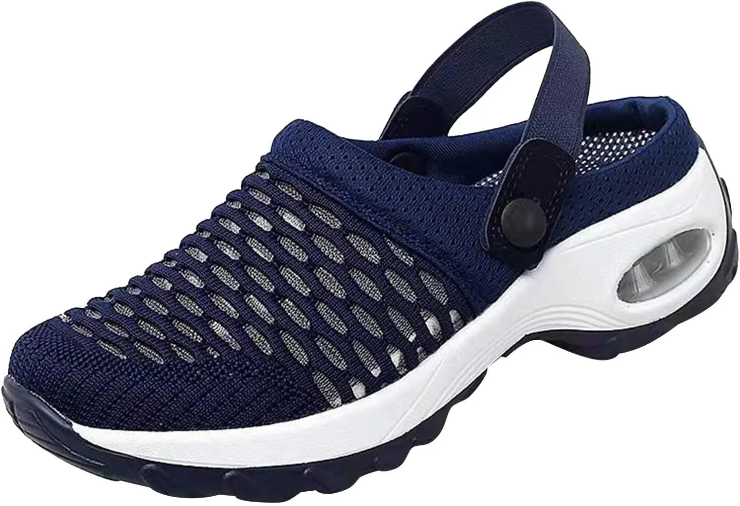 Orthopedic Shoes for Women Slip On,Air Cushion Platform Clogs Breathable Mesh Womens Mules Outdoor Walking Sandals