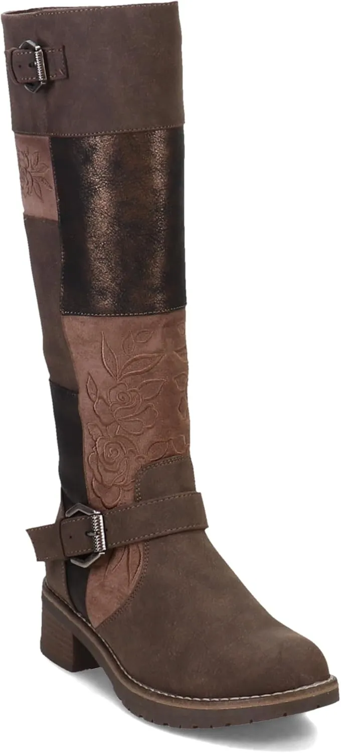 PATRIZIA Spring Step Collage Tall Boots For Women - Ladies Knee High Boots with Zipper Closure - Vegan Leather Womens Boots for Outdoor