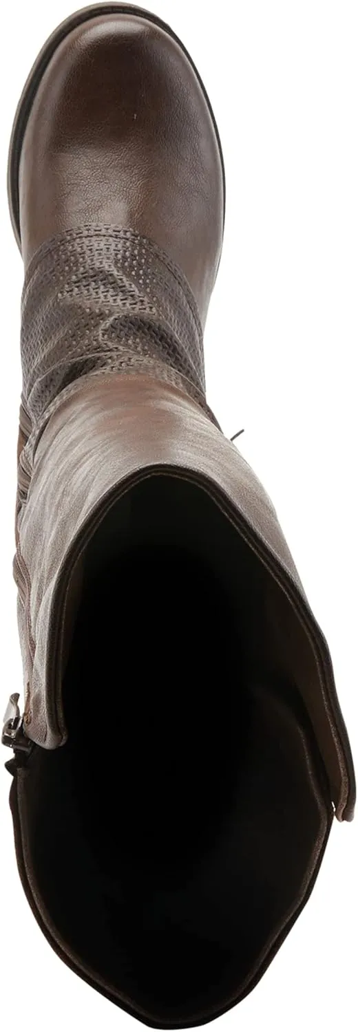 PATRIZIA Spring Step Maxie Boots for Women - Modern Pull-On Tall Boots with Zipper Closure - Knee High Ladies Boots for Outdoor