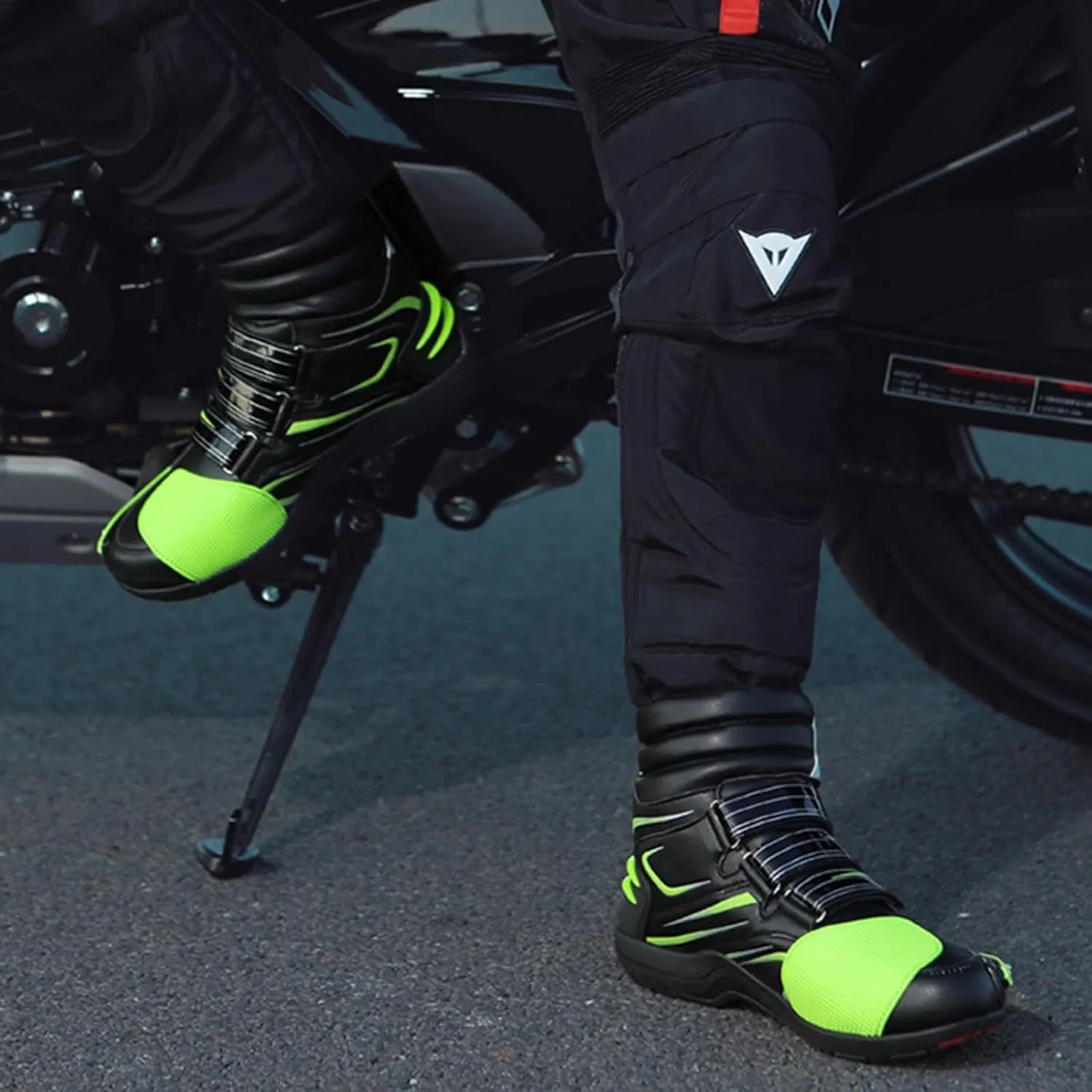 Professional Motorcycle Shoes,Streetbike High Top Ankle Support Motorcycle Boots Men,Outdoor Waterproof Anti-Slip Womens Biker Boots,Unisex,for Four Seasons