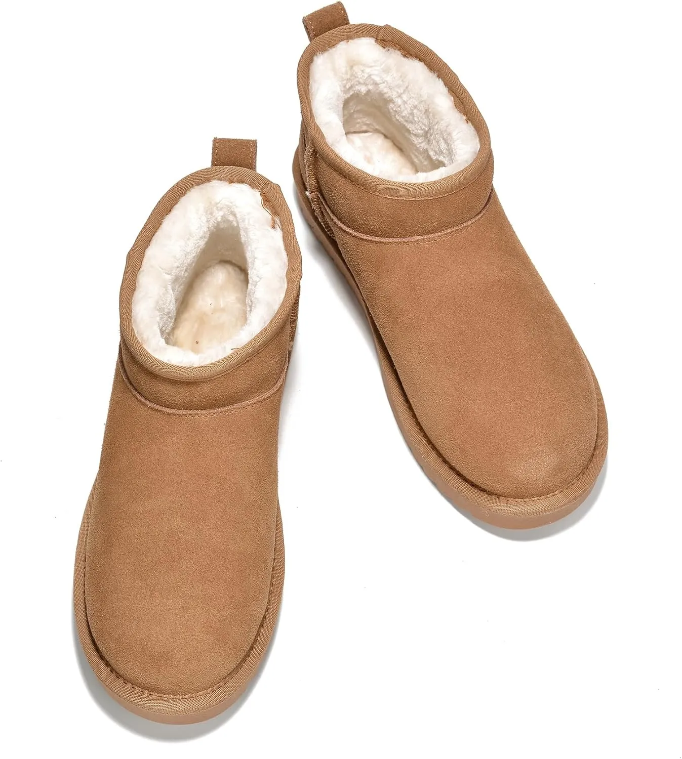 Project Cloud Genuine Suede Ankle Boots for Women - Water Resistant with Memory Foam Insole Winter Boots for Women - Trending Shoes & Comfortable Women's Ankle Boots (Hippy)