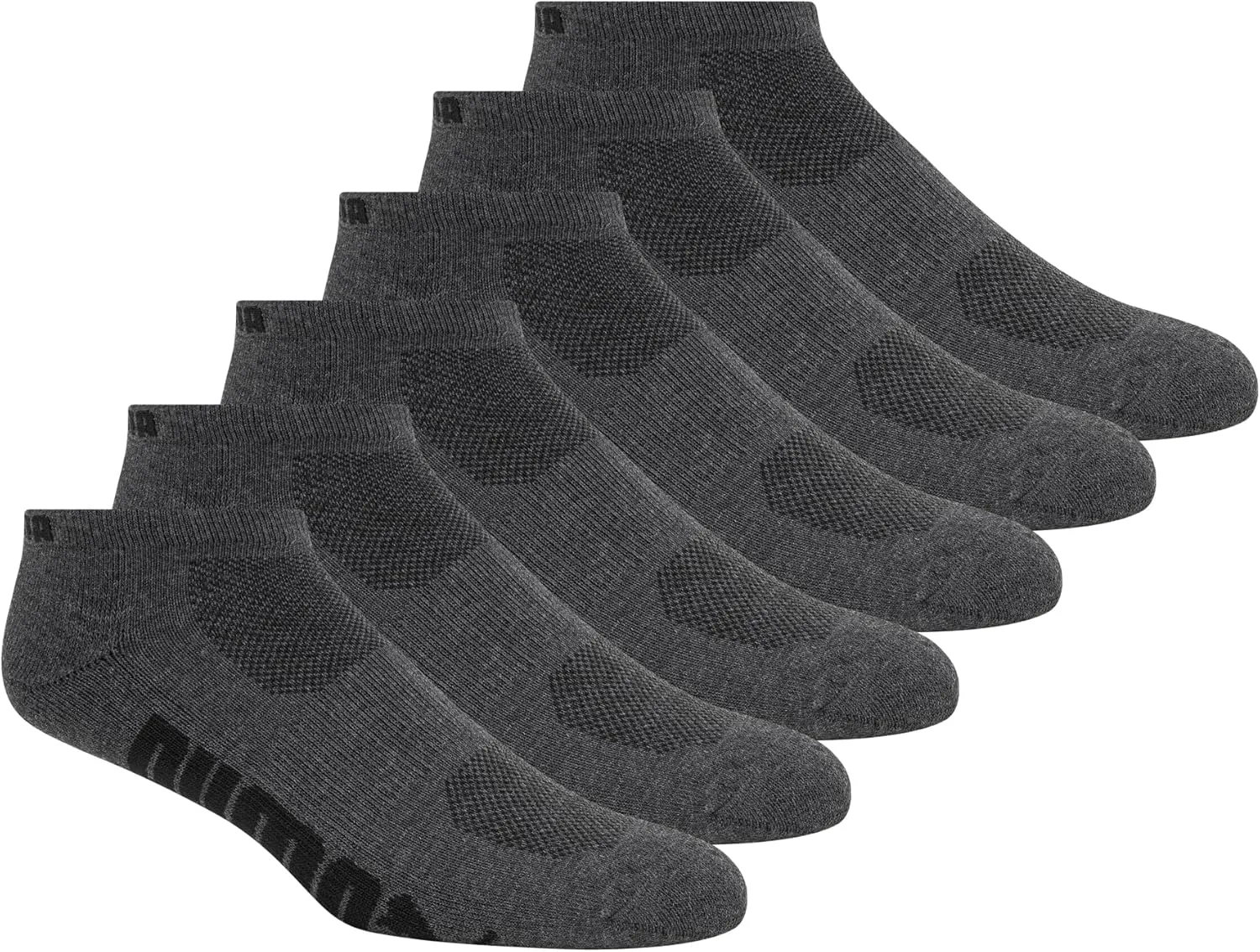 PUMA Men's 6 Pack Low Cut Socks