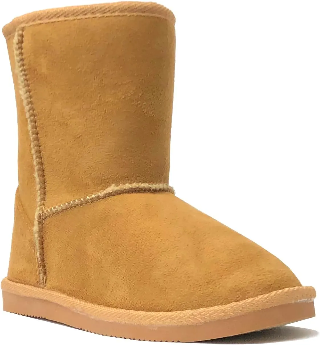 REDVOLUTION New Kids Classic Snow Boots Faux Fur Midcalf Outdoor Boots (Big Kid)