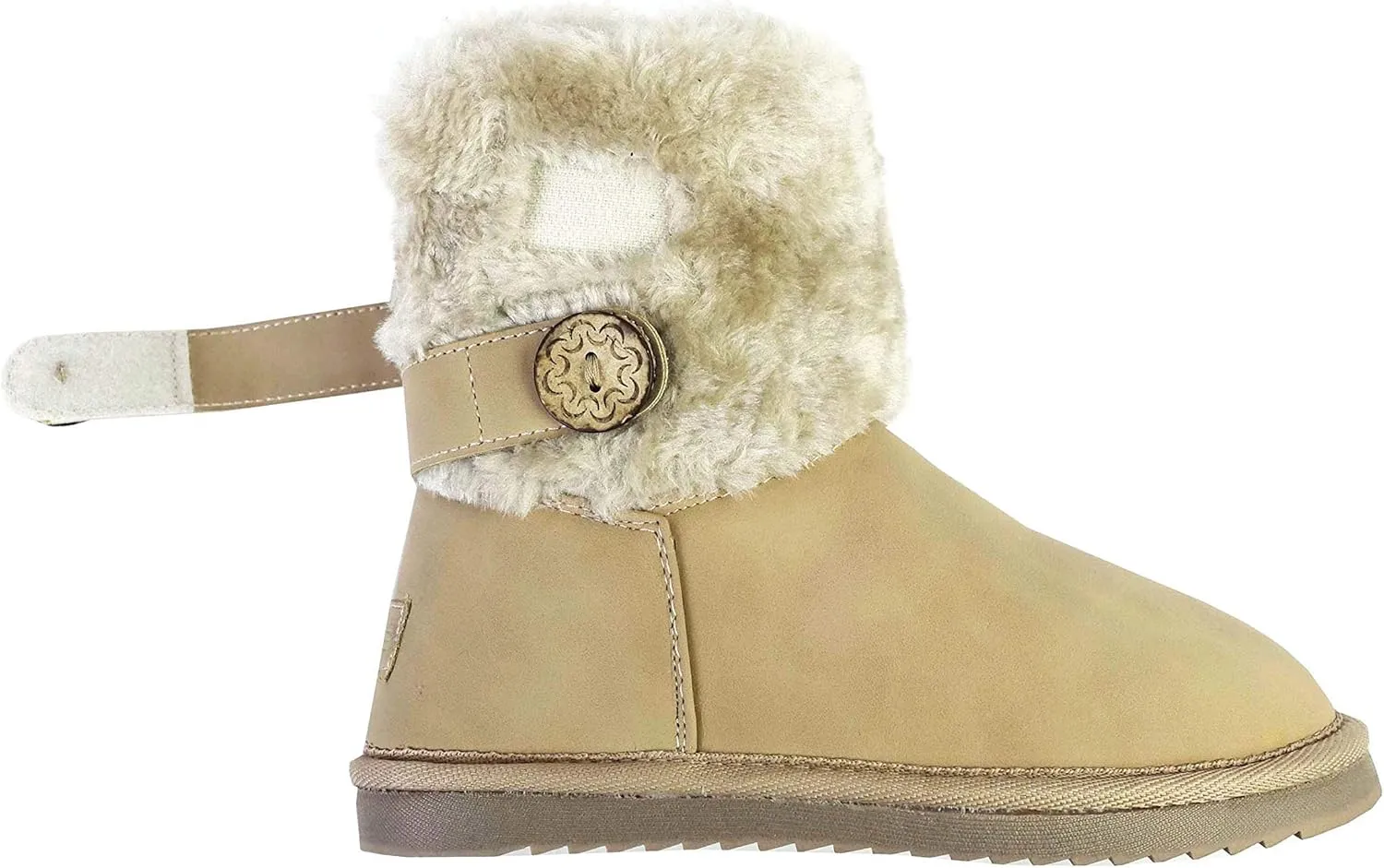 REDVOLUTION New Kids Classic Snow Boots Faux Fur Midcalf Outdoor Boots (Big Kid)