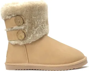 REDVOLUTION New Kids Classic Snow Boots Faux Fur Midcalf Outdoor Boots (Big Kid)
