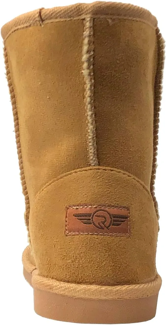 REDVOLUTION New Kids Classic Snow Boots Faux Fur Midcalf Outdoor Boots (Big Kid)