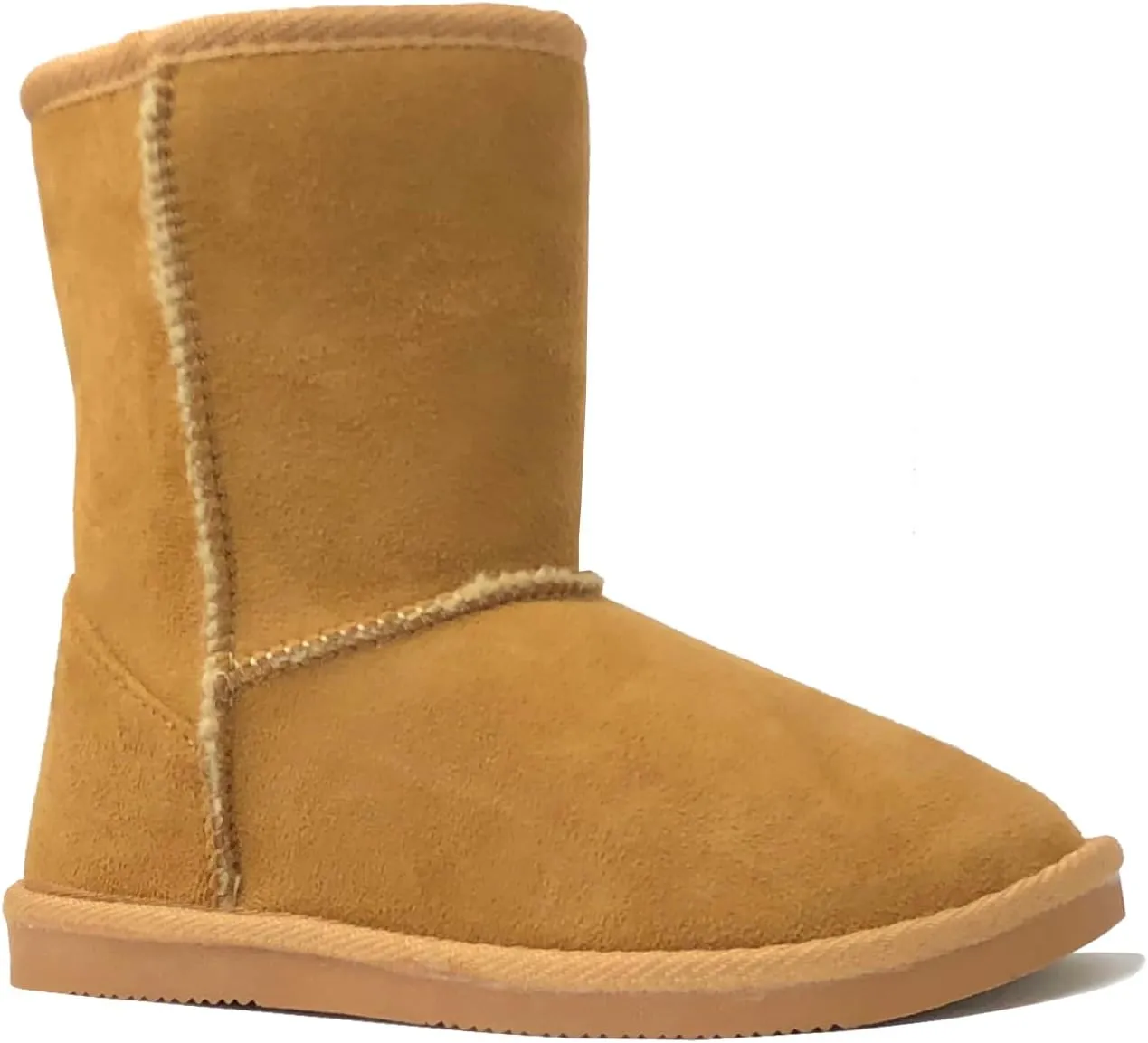 REDVOLUTION New Kids Classic Snow Boots Faux Fur Midcalf Outdoor Boots (Big Kid)