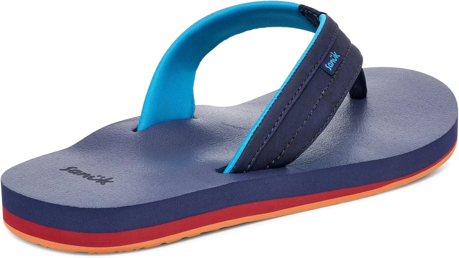 Sanuk Mens Ziggy ST | Flip Flops for Men | Mens Sandals | Beach Sandals | Water Friendly & Lightweight | Comfort Footbed