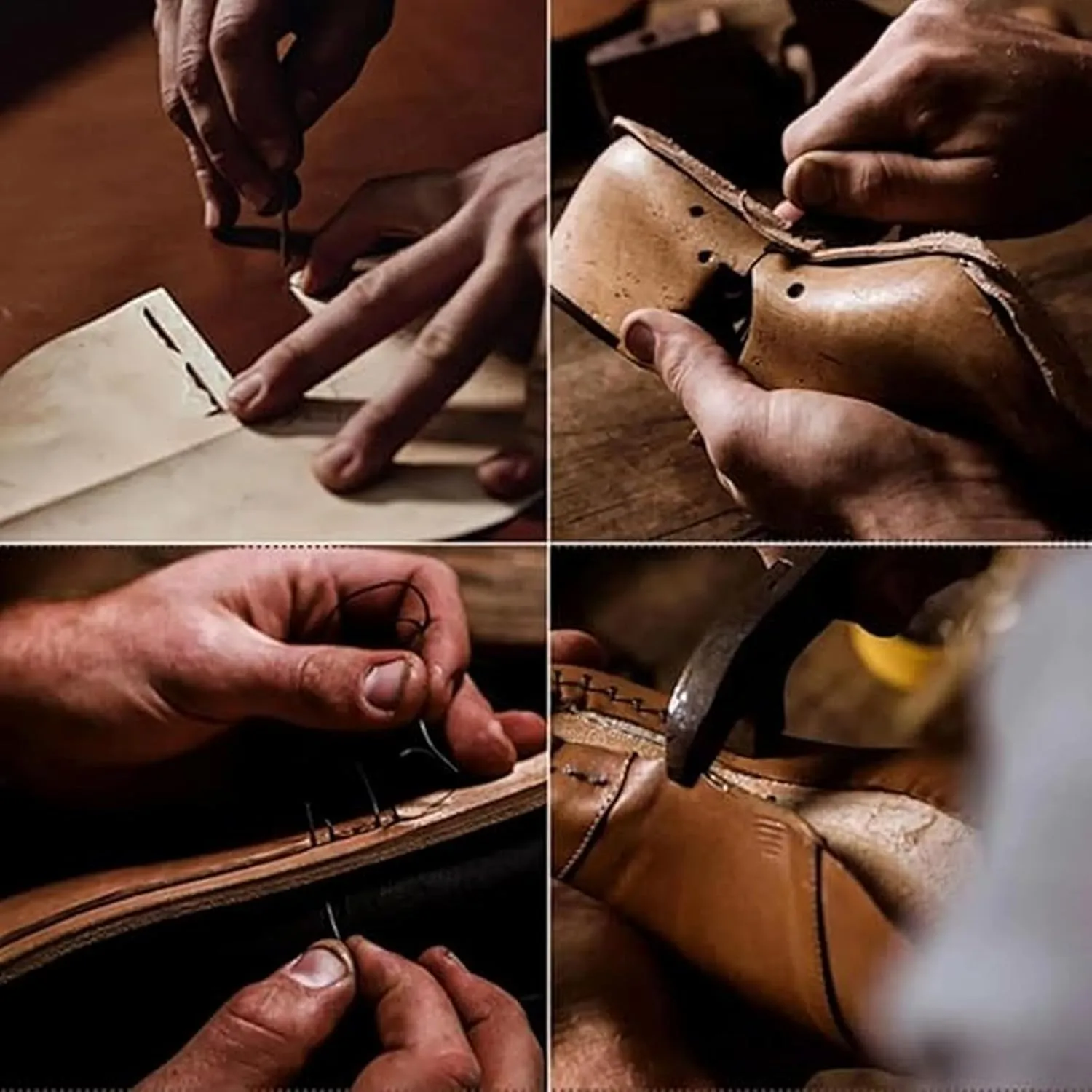 Sawbehind Mens Boots, Waterproof Sawbehind Men'S Comfortable Handmade Leather Boots, Saw Behind Mens Spacious Toe Shoes