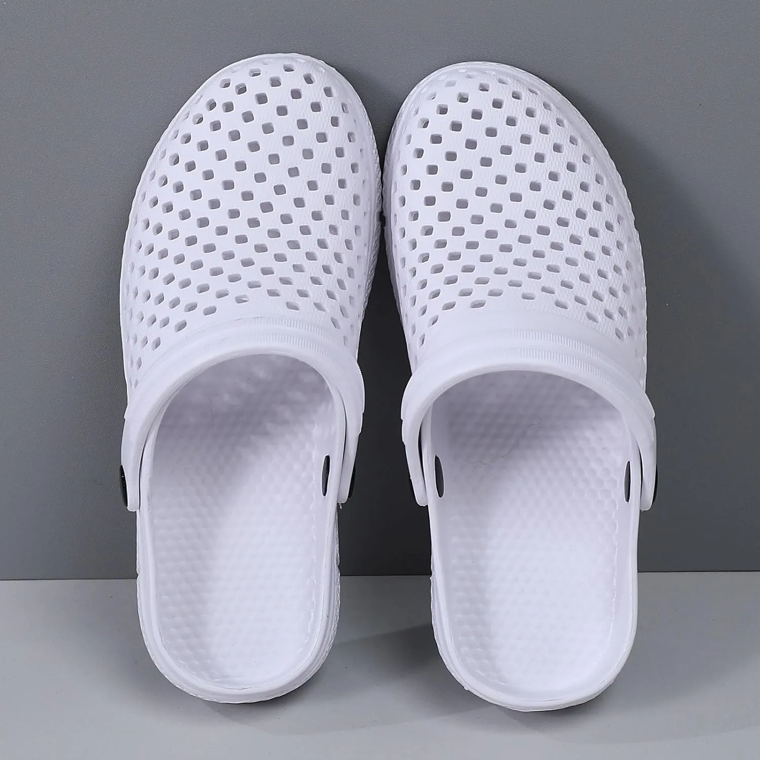 SECHRITE Womens Clogs Garden Shoes Slip-On Comfort Outdoor Beach Slippers Water Shoes Lightweight Waterproof Summer Sandals - Butterfly Print
