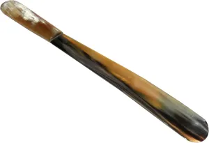 Shoe Horn Made with Real Horn Handmade. Easy Grip Long handle Shoehorn for Men,Women Seniors, Pregnancy, Elderly, back pain, tall people and kids Shoes & Boots.Best Gift Idea Home or Travel Use.(16'')
