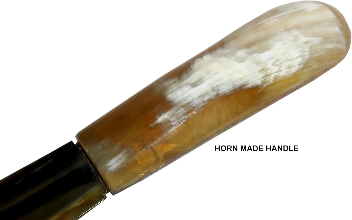 Shoe Horn Made with Real Horn Handmade. Easy Grip Long handle Shoehorn for Men,Women Seniors, Pregnancy, Elderly, back pain, tall people and kids Shoes & Boots.Best Gift Idea Home or Travel Use.(16'')