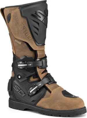SIDI | Touring Motorcycle Boots, Professional Motocross Boots for Men ADVENTURE 2 GORE-TEX, Micro-Adjustable and Replaceable Buckles, Flex System, Velcro Strap
