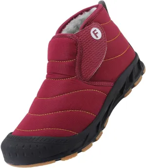 Snow Boots for Women Black Ice Womens Winter Shoes Wide Width Winter Snow Boots Botas Para Mujer De Invierno Womens Slip on Winter Boots Waterproof Deals of The Day