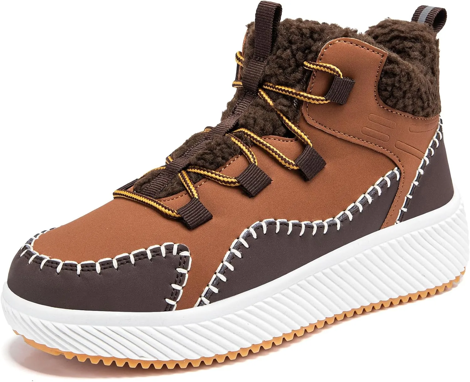 Snow Boots for Women, Plush Lined Warm Water Resistant Platform Winter Shoes for Outdoor