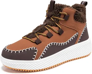 Snow Boots for Women, Plush Lined Warm Water Resistant Platform Winter Shoes for Outdoor