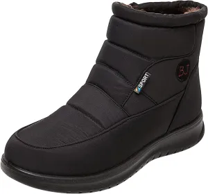 Snow Boots for Women Winter Shoes with Fur Lined Warm Slip On Boots Waterproof Comfortable Outdoor Anti Slip Booties