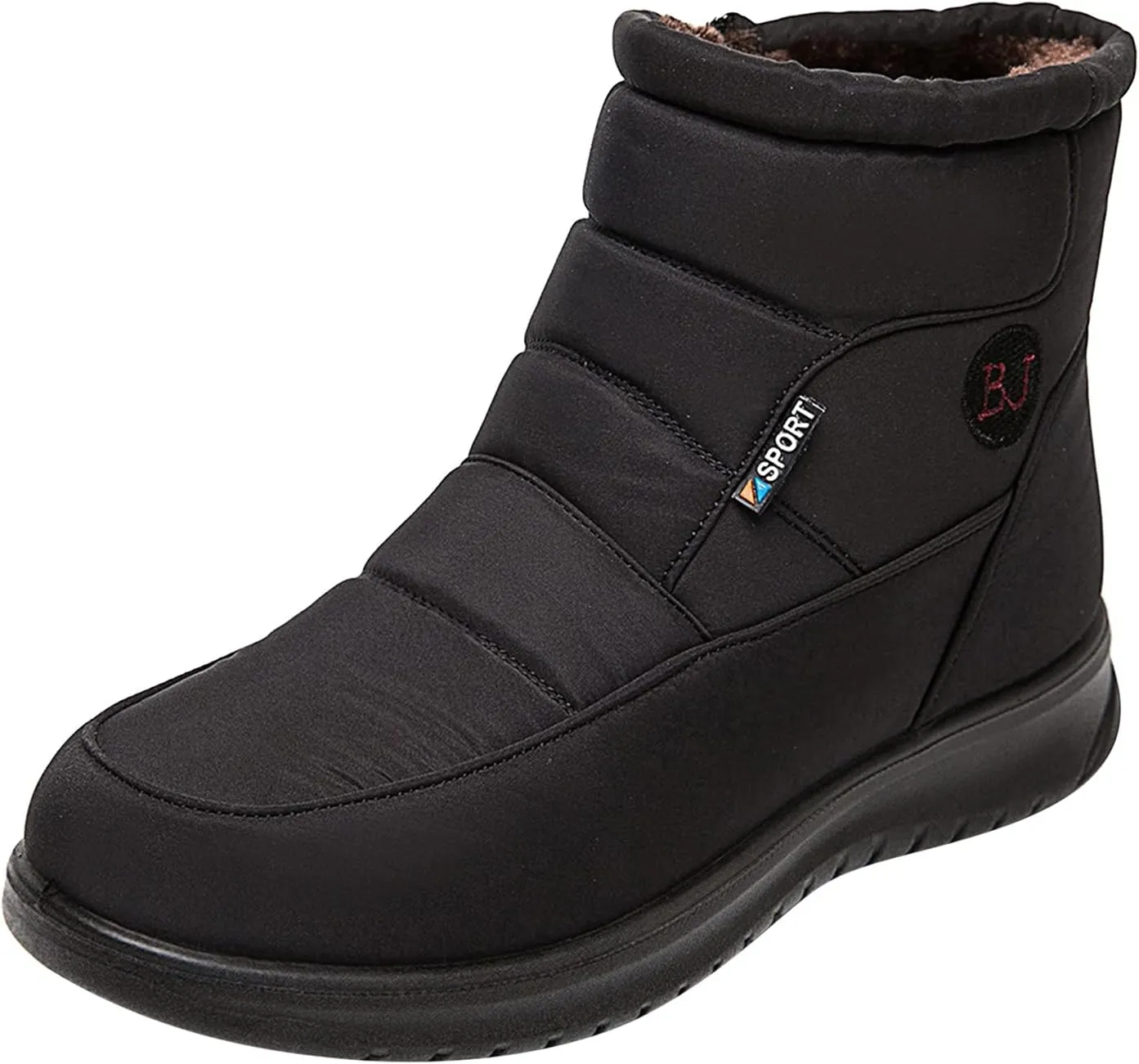 Snow Boots for Women Winter Shoes with Fur Lined Warm Slip On Boots Waterproof Comfortable Outdoor Anti Slip Booties