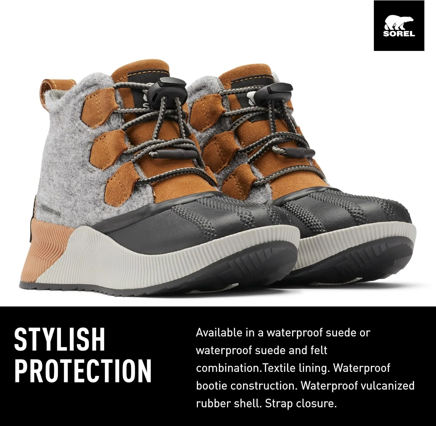 Sorel Youth Unisex Youth Out N About Classic Waterproof Boots