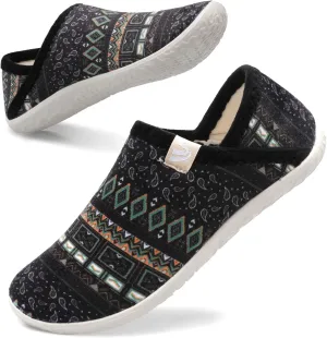 Spesoul Fuzzy House Slippers for Women Men Indoor Closed Back Lightweight Cozy Faux Furry Lining Barefoot House Shoes Slipper Socks for Bedroom Home Office Yoga Outdoor Walking Shoes