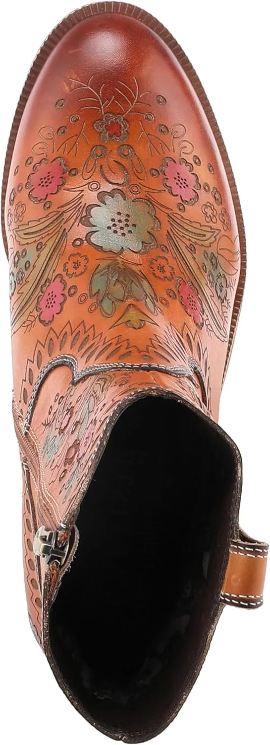Spring Step L'Artiste Galop Boot for Womens - Ankle Boots with Inside Zipper Closure - Comfortable Western Ladies Boots for Outdoor