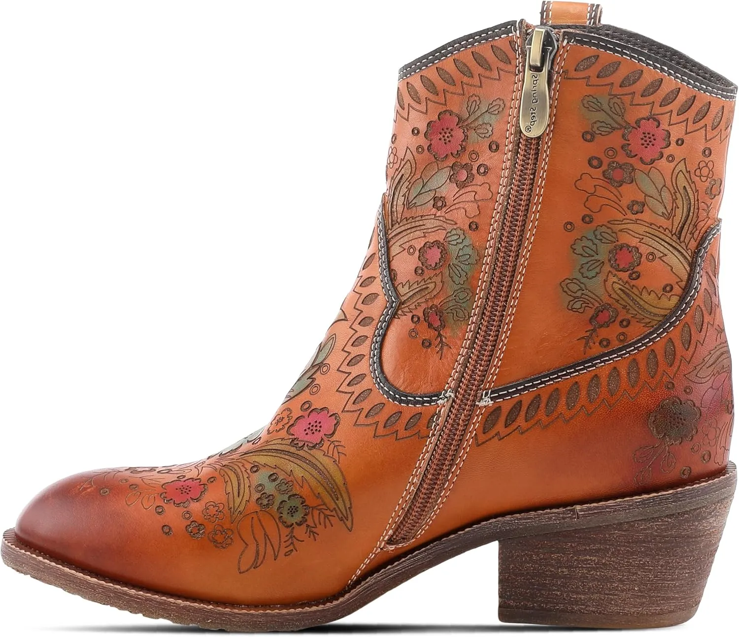 Spring Step L'Artiste Galop Boot for Womens - Ankle Boots with Inside Zipper Closure - Comfortable Western Ladies Boots for Outdoor