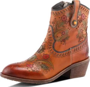 Spring Step L'Artiste Galop Boot for Womens - Ankle Boots with Inside Zipper Closure - Comfortable Western Ladies Boots for Outdoor