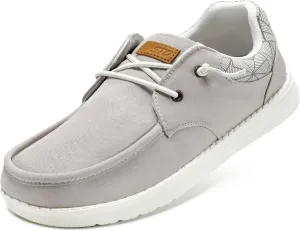 STQ Men's Lace up Loafers丨Orthopedic Ultralight Boat Casual Shoes with Arth Support