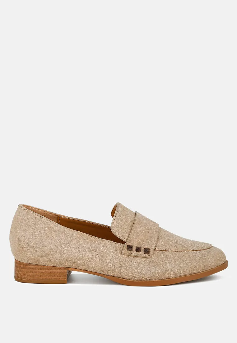 Studded Suede Loafers By RAG