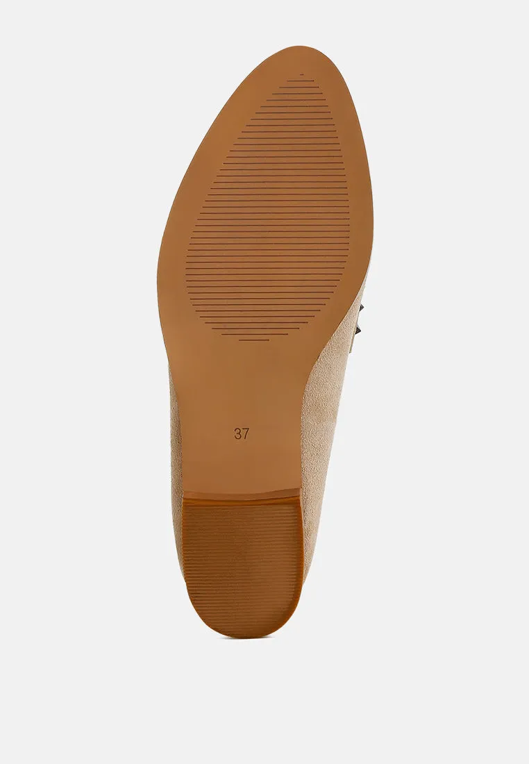 Studded Suede Loafers By RAG