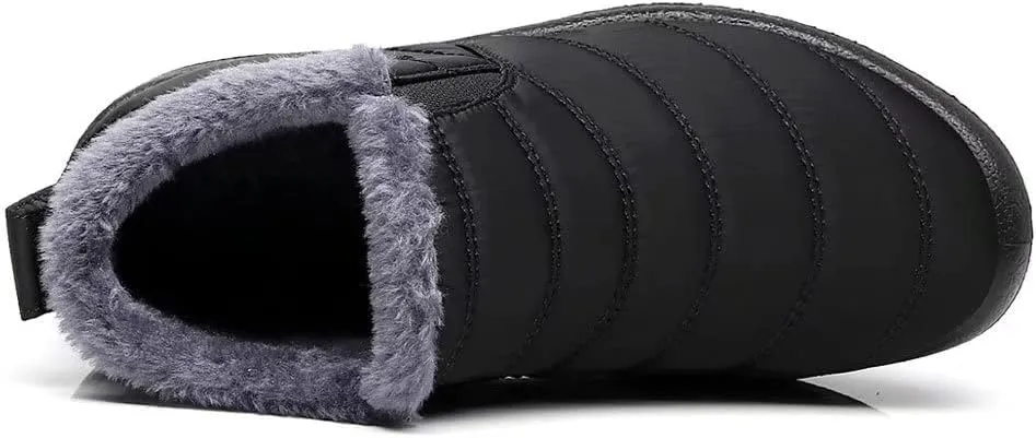 Stunner Snow Boots for Women Winter Ankle Boots Warm Fur Lined Ankle Booties Waterproof Comfortable Outdoor Slip On Winter Shoes Booties