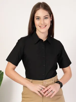 Style Quotient Women Black formal shirt
