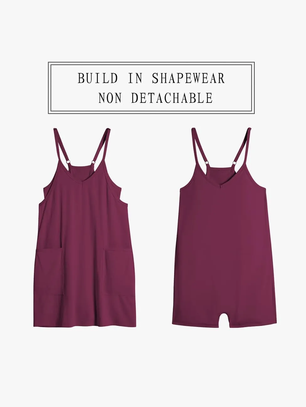 TARSE Athletic Dress for Women Casual Sleeveless Spaghetti Strap Sundress Workout Short Tennis Dress with Pockets