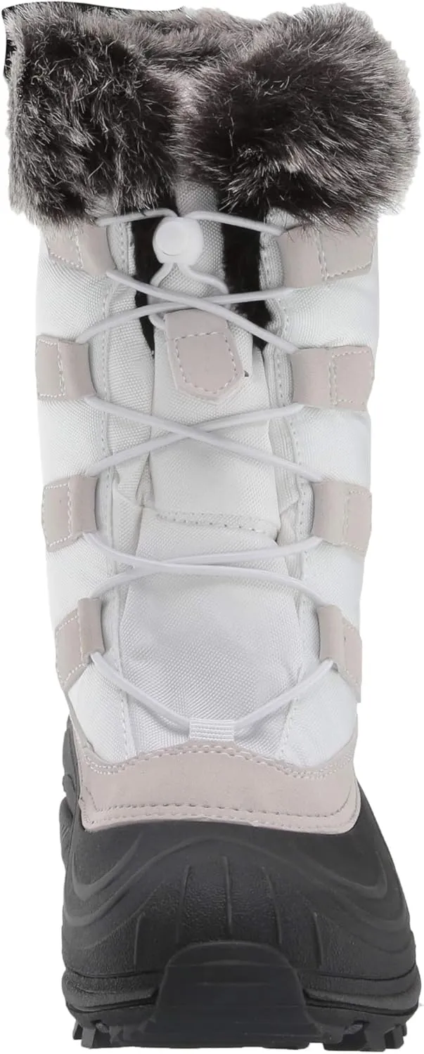 TECS 10" Womens Mid Calf Waterproof Winter Snow Boots Warm Faux Fur Lined Lightweight, Insulated, Anti Slip