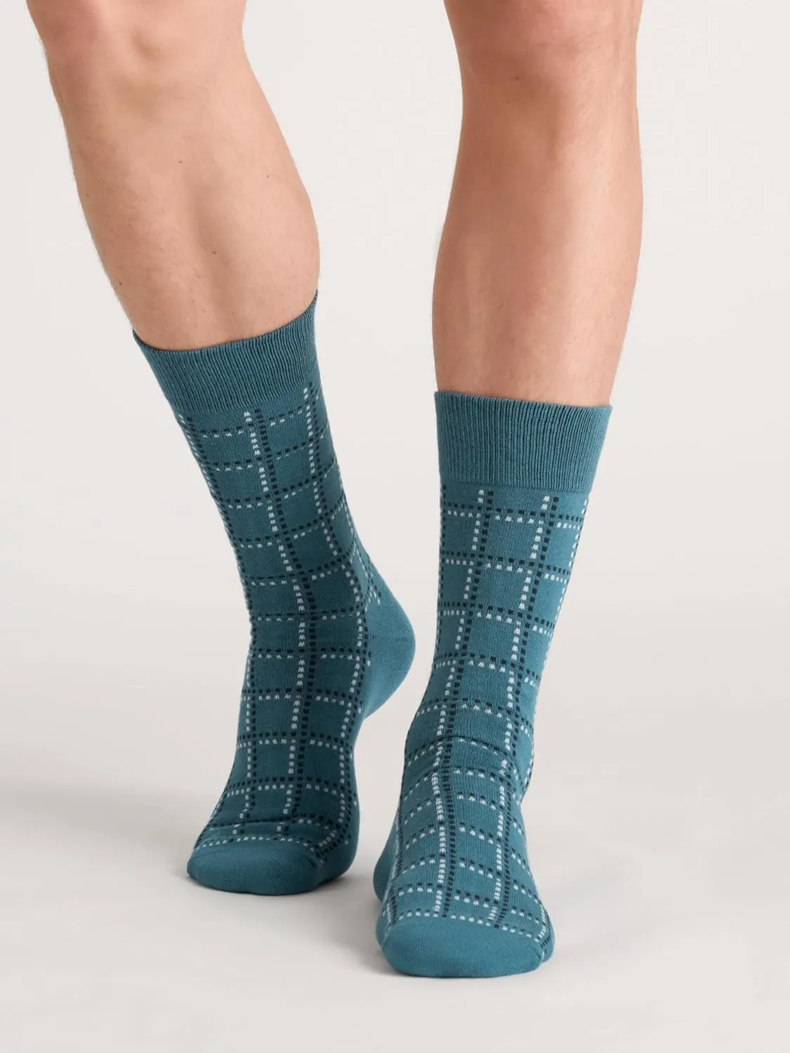 Ted Baker Men's 3 Pack Pattern Crew Dress Socks