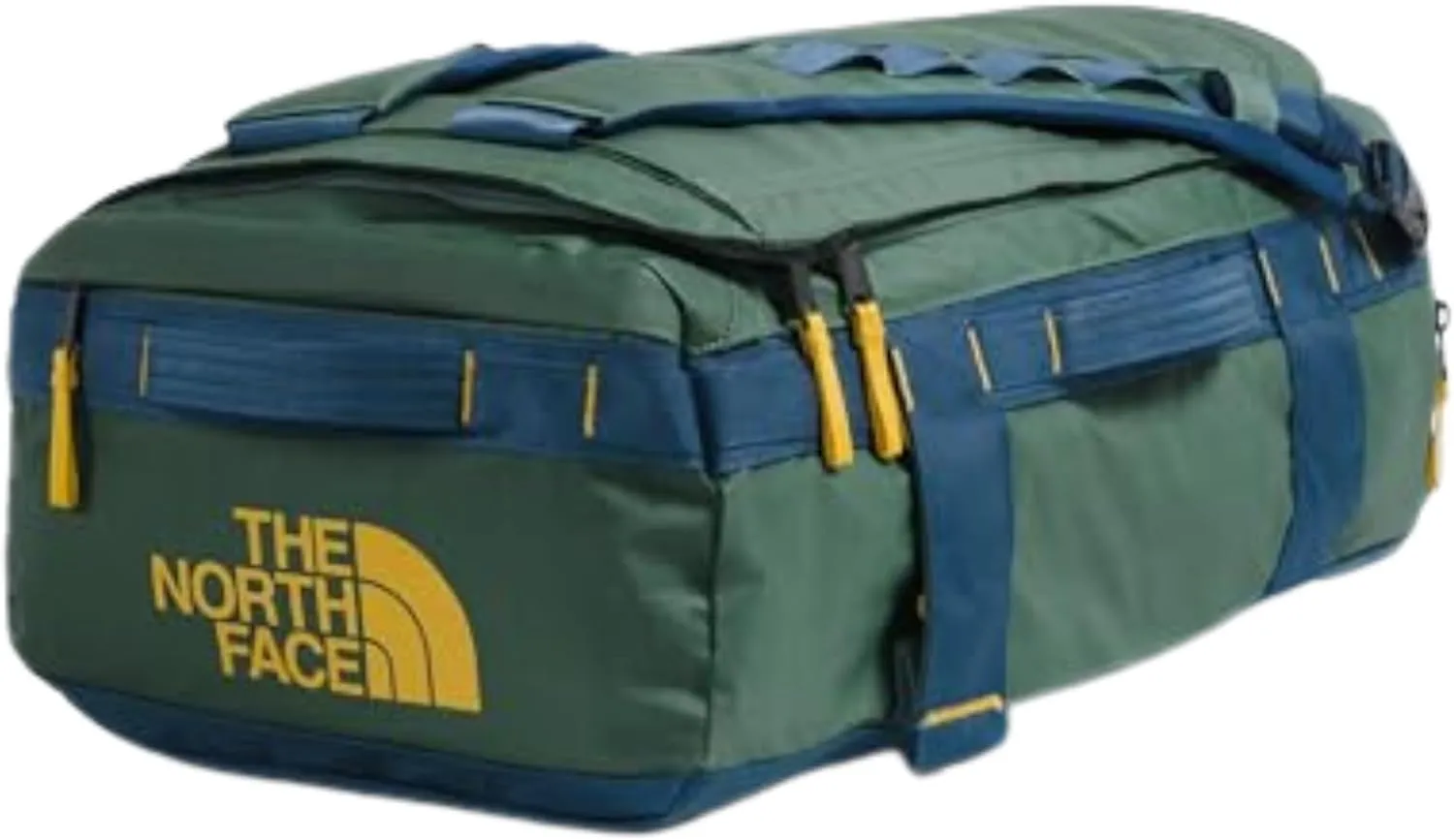 THE NORTH FACE Base Camp Voyager Duffel—32L, Duck Green/Shady Blue, One Size