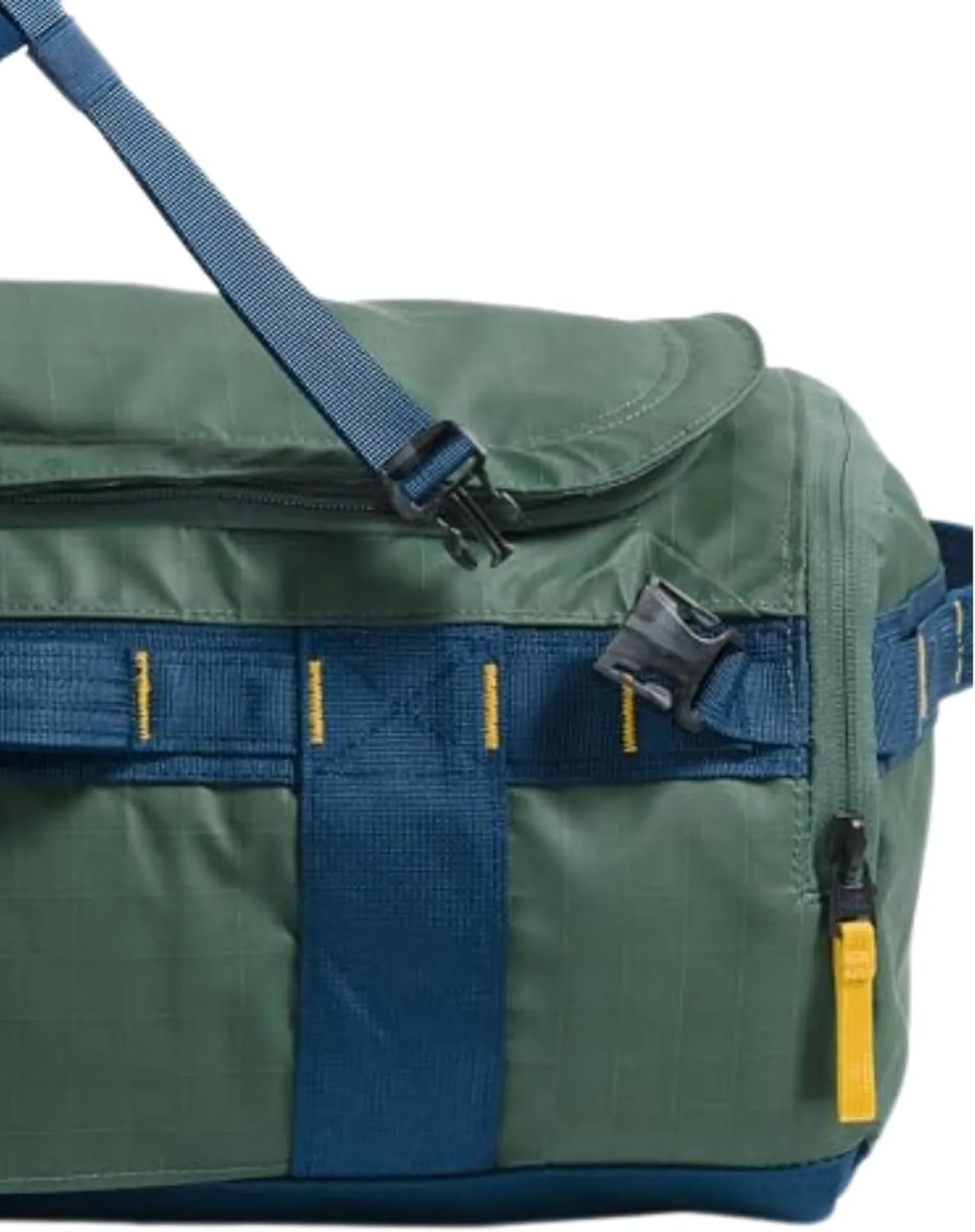 THE NORTH FACE Base Camp Voyager Duffel—32L, Duck Green/Shady Blue, One Size