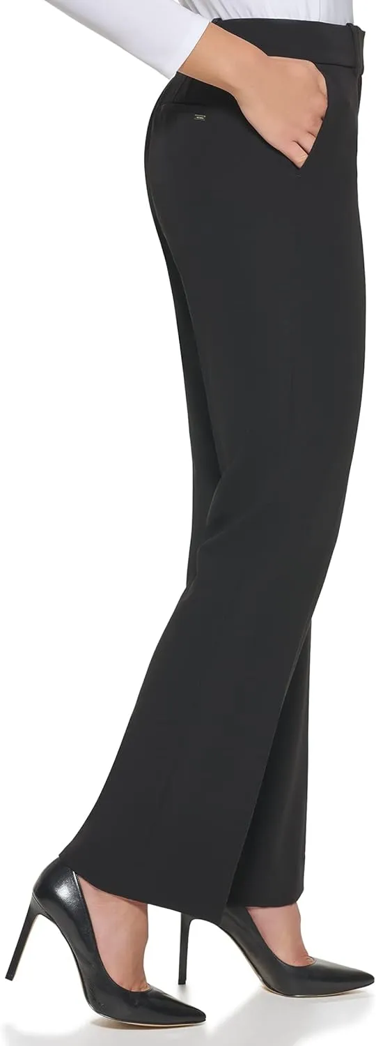 Tommy Hilfiger Women's Dress Pants – Straight-legged Trousers With Elastic Waist