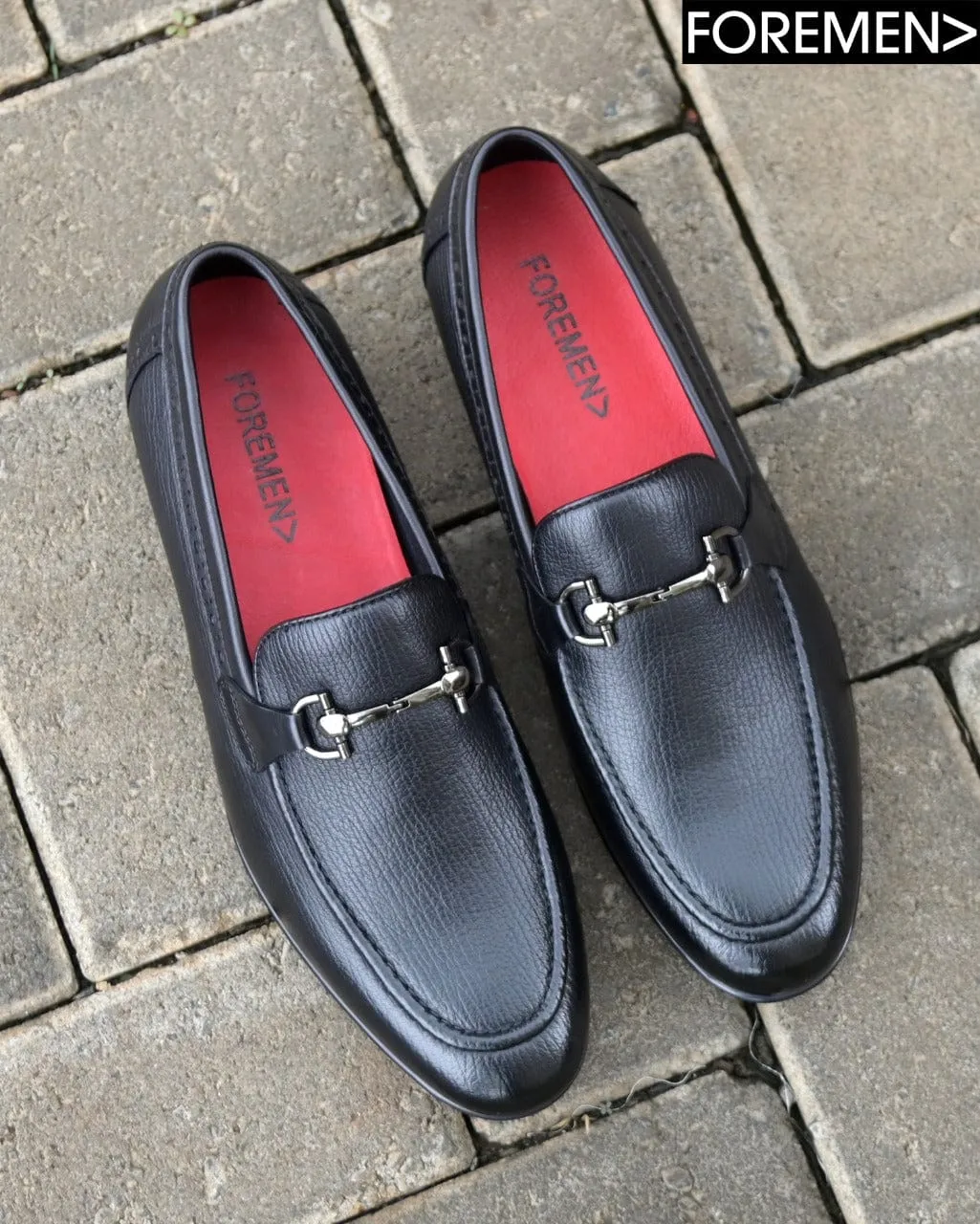TURIN | Black Leather Loafers