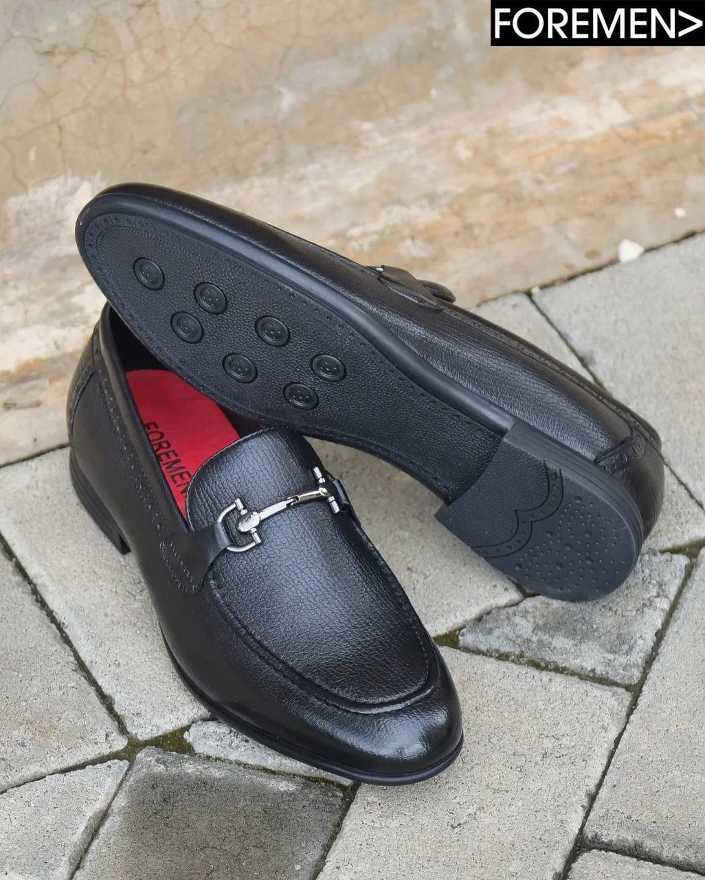 TURIN | Black Leather Loafers
