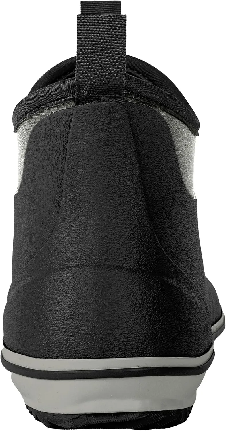 Ubon Men's Deck Boots Waterproof Fishing Boots Outdoor Rubber Ankle Rain Boots